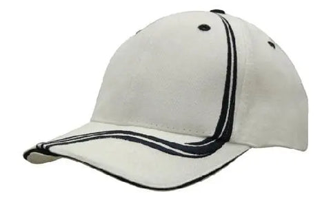 Headwear Cap With Sandwich & Emb Lines X12 - 4099 - Allsorts Workwear
