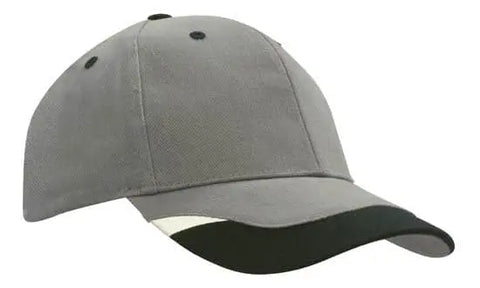 Headwear Bhc W/peak Indent & Print Cap X12 - 4125 - Allsorts Workwear