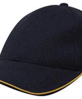 Headwear Double Pique Mesh W/sandwich Cap X12 - 4185 - Allsorts Workwear