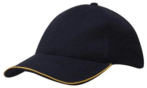 Headwear Double Pique Mesh W/sandwich Cap X12 - 4185 - Allsorts Workwear