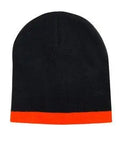 Headwear Acrylic Two Tone Roll Down Beanie X12 - 4188 - Allsorts Workwear
