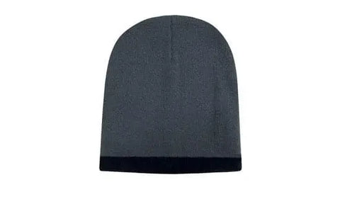 Headwear Acrylic Two Tone Roll Down Beanie X12 - 4188 - Allsorts Workwear