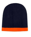 Headwear Acrylic Two Tone Roll Down Beanie X12 - 4188 - Allsorts Workwear