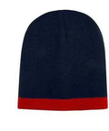 Headwear Acrylic Two Tone Roll Down Beanie X12 - 4188 - Allsorts Workwear