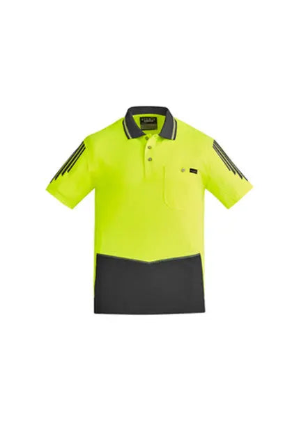 SYZMIK Men's Hi Vis Flux Polo ZH315 - Allsorts Workwear