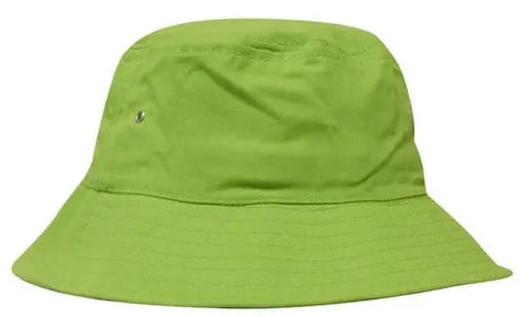 Headwear Bucket Hat With Sandwich Trim Brushed Heavy Sports Twill  *no Sandwich* X12 - Allsorts Workwear