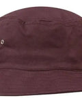 Headwear Bucket Hat With Sandwich Trim Brushed Heavy Sports Twill  *no Sandwich* X12 - Allsorts Workwear