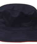 Headwear Bucket Hat With Sandwich Trim Brushed Heavy Sports Twill  *no Sandwich* X12 - Allsorts Workwear