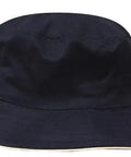 Headwear Bucket Hat With Sandwich Trim Brushed Heavy Sports Twill  *no Sandwich* X12 - Allsorts Workwear
