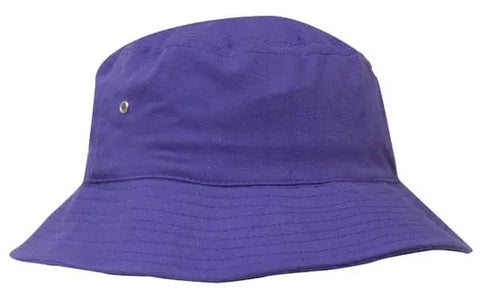 Headwear Bucket Hat With Sandwich Trim Brushed Heavy Sports Twill  *no Sandwich* X12 - Allsorts Workwear