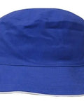 Headwear Bucket Hat With Sandwich Trim Brushed Heavy Sports Twill  *no Sandwich* X12 - Allsorts Workwear