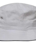 Headwear Bucket Hat With Sandwich Trim Brushed Heavy Sports Twill  *no Sandwich* X12 - Allsorts Workwear