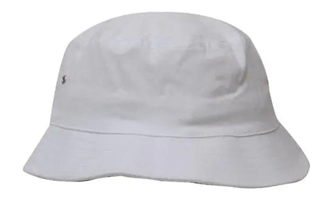 Headwear Bucket Hat With Sandwich Trim Brushed Heavy Sports Twill  *no Sandwich* X12 - Allsorts Workwear