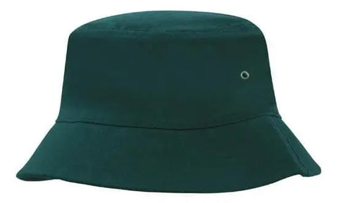 Headwear Bucket Hat With Sandwich Trim Brushed Heavy Sports Twill  *no Sandwich* X12 - Allsorts Workwear