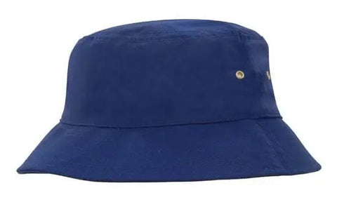Headwear Bucket Hat With Sandwich Trim Brushed Heavy Sports Twill  *no Sandwich* X12 - Allsorts Workwear