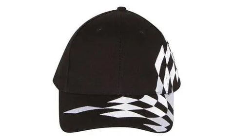 Headwear Chequered Flag Cap X12 - 4224 - Allsorts Workwear