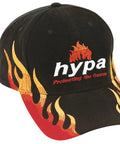 Headwear Double Flame Fmbroidery Cap  X12 - 4236 - Allsorts Workwear