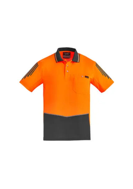 SYZMIK Men's Hi Vis Flux Polo ZH315 - Allsorts Workwear