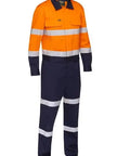 Bisley Taped Hi Vis Work Coverall With Waist Zip Opening BC6066T - Allsorts Workwear