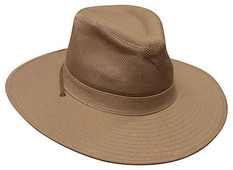 Headwear Safari Cotton Twill Mesh Hat X12 - 4276 - Allsorts Workwear