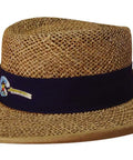 Headwear Straw Sports Hat With Material Under The Brim X12 - S4286 - Allsorts Workwear