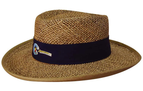 Headwear Straw Sports Hat With Material Under The Brim X12 - S4286 - Allsorts Workwear