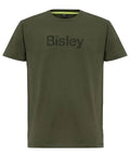 Bisley Cotton Logo Tee BKT064 Work Wear Bisley Workwear ARMY GREEN (BAGR) S 