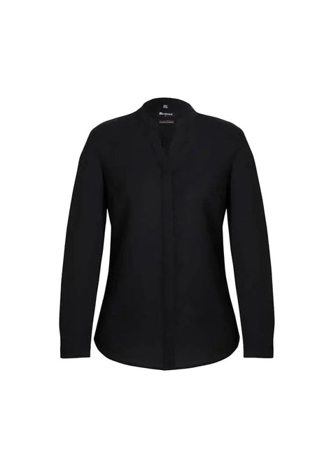 Biz Corporates Juliette Womens Plain Blouse 44210 Corporate Wear Biz Corporates 4 Black 