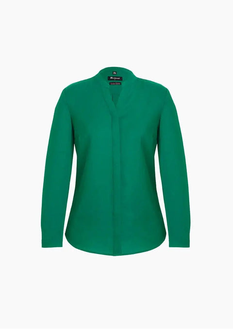 Biz Corporates Juliette Womens Plain Blouse 44210 Corporate Wear Biz Corporates 4 Lorikeet Green 