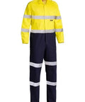 Bisley Taped Hi Vis Drill Coverall BC6357T - Allsorts Workwear