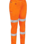 Bisley Women's Taped Mid Rise Stretch Cotton Pants BPL6015T - City Workwear