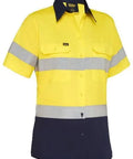 Bisley Women's Taped Cool Lightweight Hi Vis Drill Shirt BL1896 - Allsorts Workwear