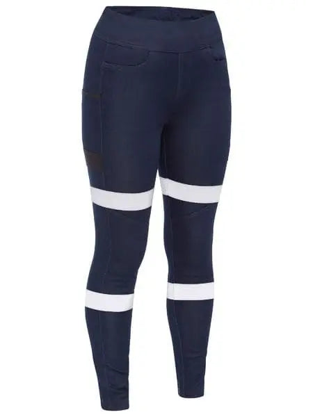 Bisley Workwear Women's Flex & Move Taped Jegging BPL6026T Work Wear Bisley Workwear 6 Navy 