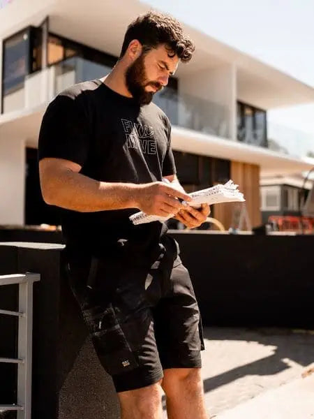 Bisley Flex & Move 4 Way Stretch Zip Cargo Shorts BSHC1332 - Allsorts Workwear