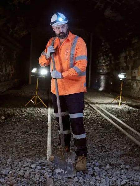 Bisley Workwear Taped X Back Biomotion Cool Lightweight Hi Vis Shirt BS6166XT - Allsorts Workwear