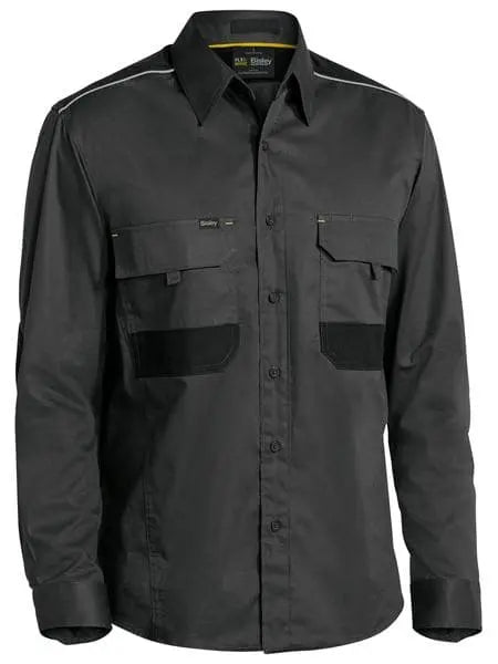 Bisley Workwear Flex & Move™ Mechanical Stretch Shirt Long Sleeve BS6133 - Allsorts Workwear