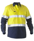 Taped Two Tone Hi Vis Recycled Drill Shirt BS6996T - Allsorts Workwear