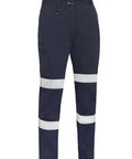 Bisley Women's Stretch Taped Cotton Cargo Work Pants BPLC6008T Work Wear Bisley Workwear Navy 6 
