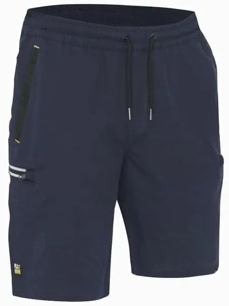 Bisley Flex & Move 4 Way Stretch Elastic Waist Cargo Shorts BSHC1333 - Allsorts Workwear