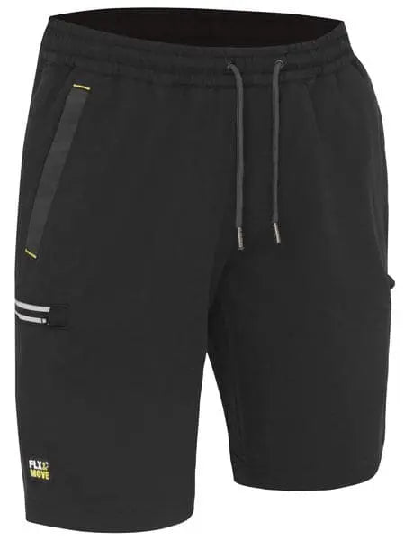 Bisley Flex & Move 4 Way Stretch Elastic Waist Cargo Shorts BSHC1333 - Allsorts Workwear