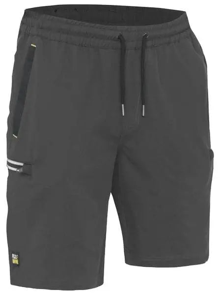 Bisley Flex & Move 4 Way Stretch Elastic Waist Cargo Shorts BSHC1333 - Allsorts Workwear