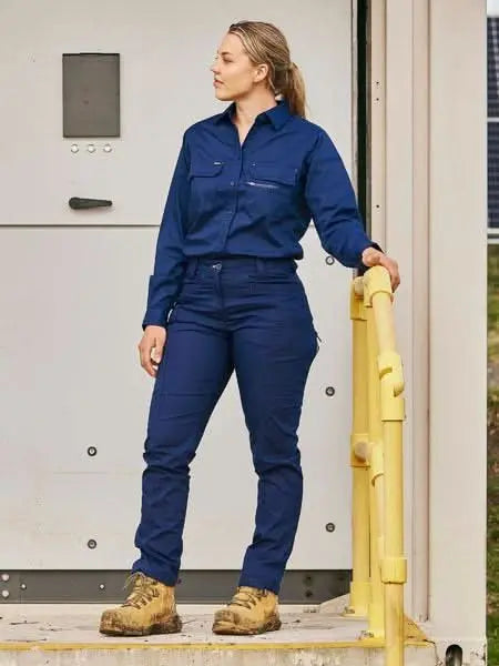 Bisley Women's X Airflow Stretch Ripstop Vented Cargo Pant BPCL6150 - Allsorts Workwear