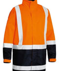 Bisley Taped Hi Vis Recycled Rain Shell Jacket BJ6766T - Allsorts Workwear