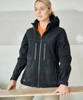 Bisley Flex & Move Women's Hooded Soft Shell Jacket BJL6570 - Allsorts Workwear