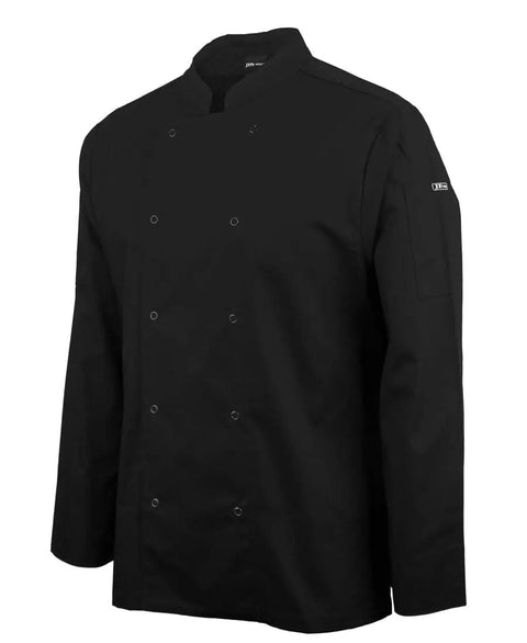 JB'S Long Sleeve Snap Button Chef's Jacket 5CJL - Allsorts Workwear