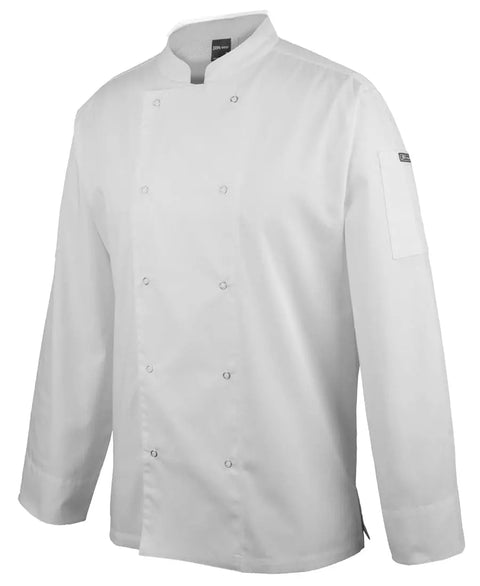 JB'S Long Sleeve Snap Button Chef's Jacket 5CJL - Allsorts Workwear