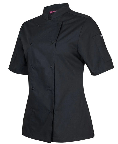 Jb's Women’s Short Sleeve Button Chef Jacket 5CJS1 - Allsorts Workwear