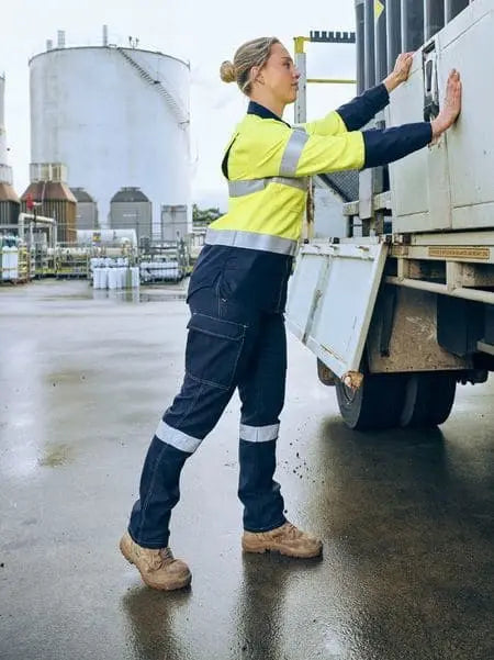 Bisley Women's Apex 240 Taped Ripstop Cargo Pant BPCL8580T - Flash Uniforms 