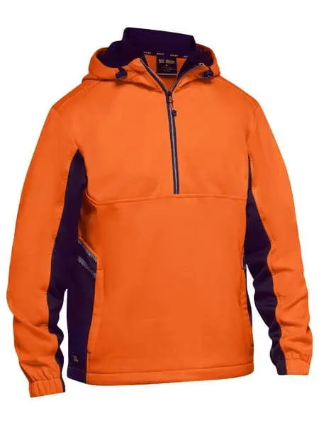 Bisley Workwear Hi Vis Water Repellent Fleece Hoodie BK6571 - Allsorts Workwear