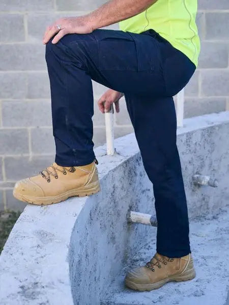 Bisley Stretch Cotton Elastic Waist Cargo Work Pants BPC6029 - Allsorts Workwear